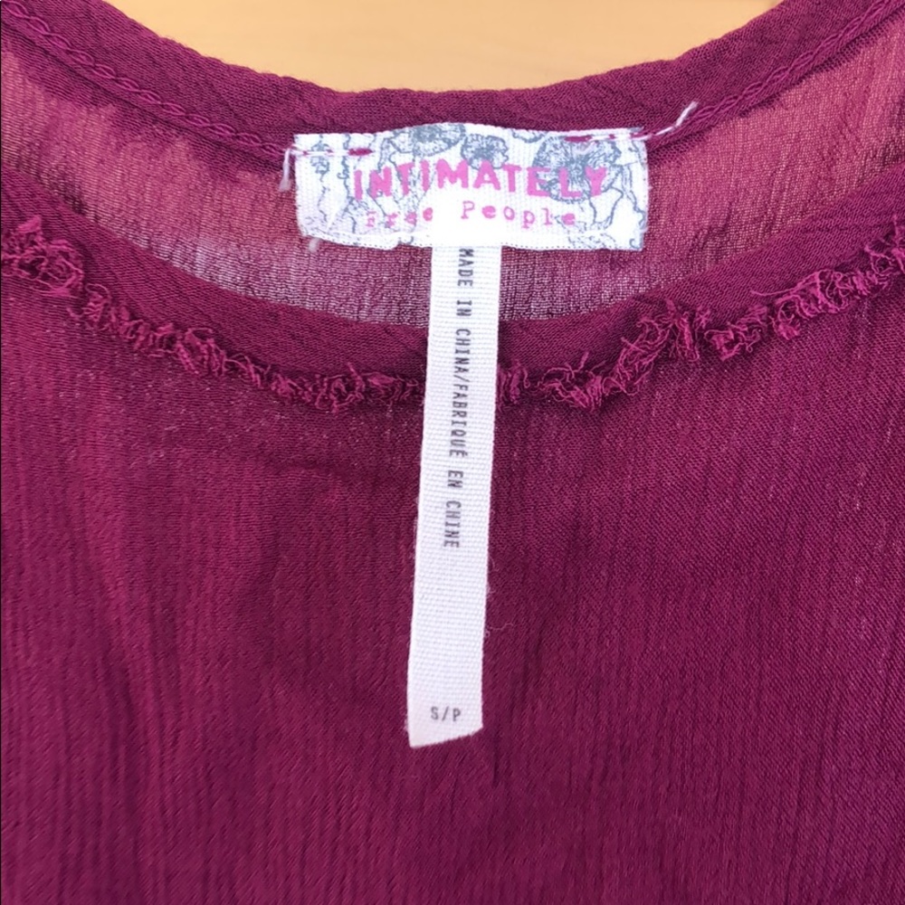 Free People Intimately tank. Size S